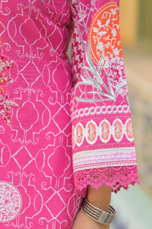 Suntaara Women's Pure Cotton 3-Piece Kurta Set – Pink