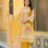 wome-yellow-pure-cotton-kurta-3-pcs-set